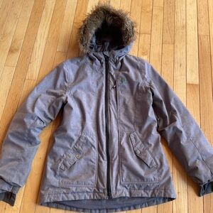 Ripzone Girls Winter Jacket with Faux Fur Hood